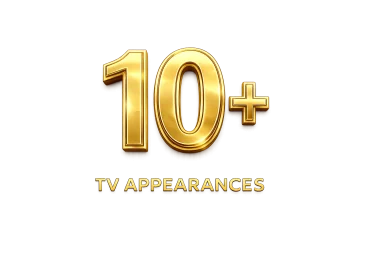 10+ TV appearances